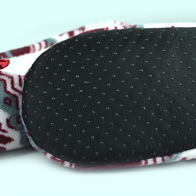 Warm Fleece House Shoes for Girls - Non Slip Indoor Walking Shoes