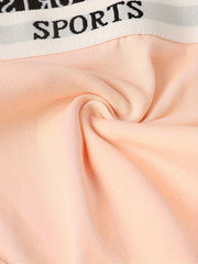 3pcs Letter Print Bikini Panties Stretchy Intimates Women's Lingerie
