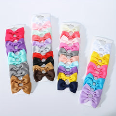 10pcs Baby Girls' Bow Hair Clips Cute Hair Accessories