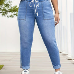 High Stretch Pencil Denim Pants