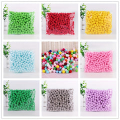 9mm High Elasticity Pompoms Soft Pom Poms Fur Ball Arts Toys Crafts DIY