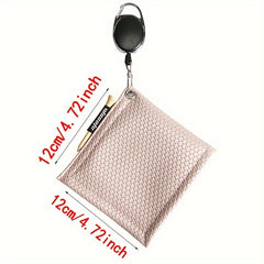 Small Golf Towel with Hook for Easy Carrying