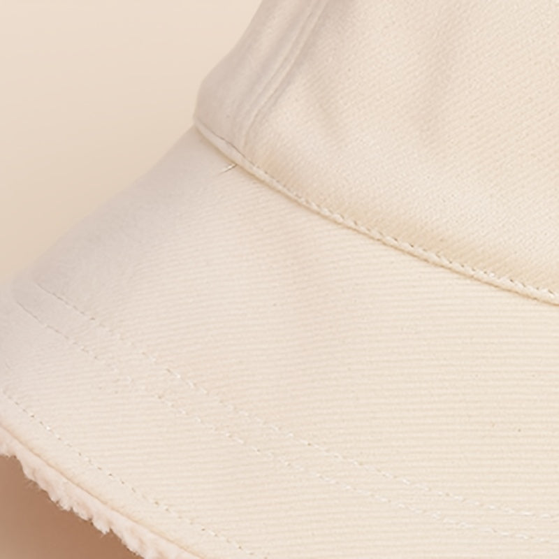 Winter Plush Baseball Cap Warm Valentines Gift