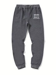 Men's Drawstring Sweatpants Loose Casual Jogger Pants