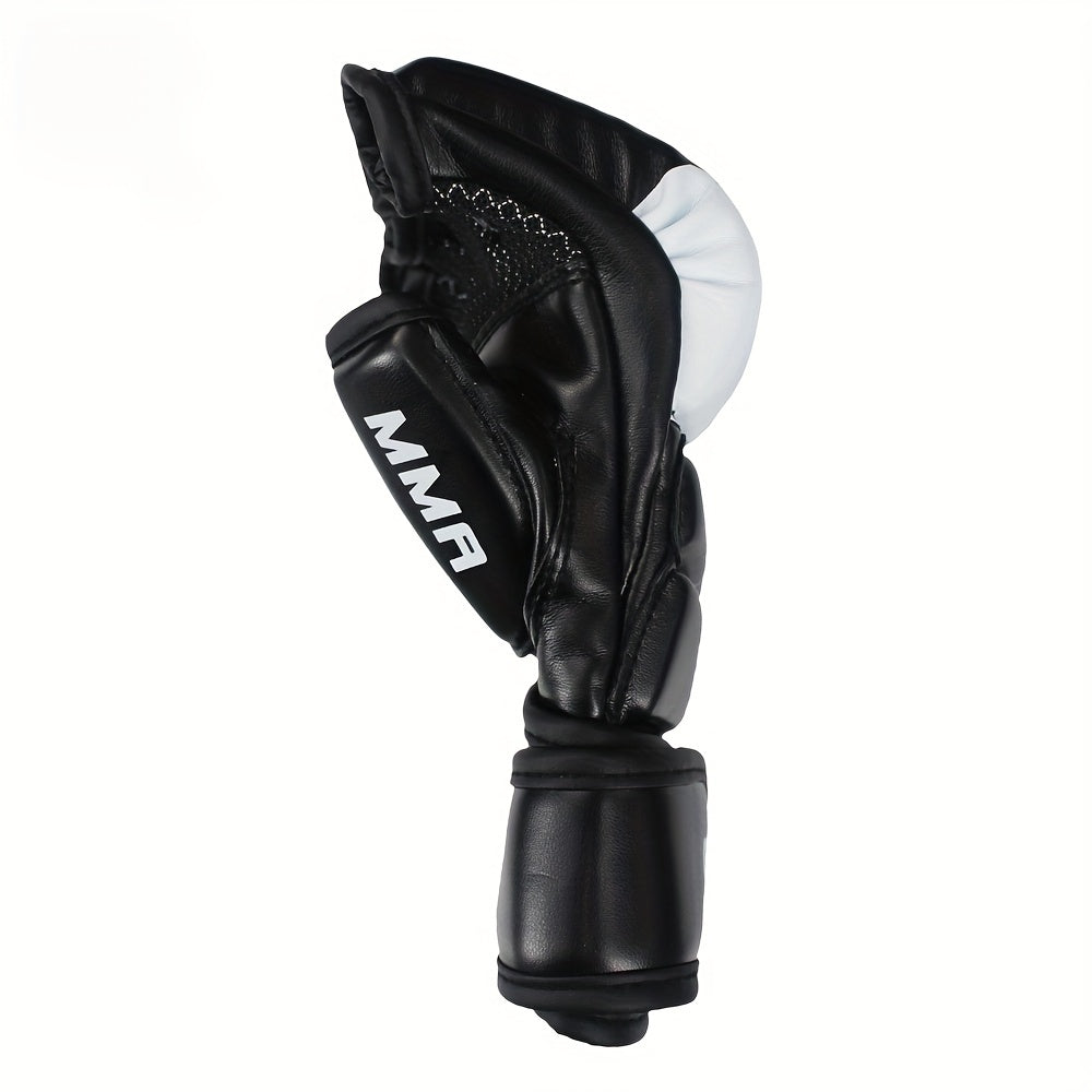 Adult Half Finger MMA Gloves for Combat Training and Sanda Fighting