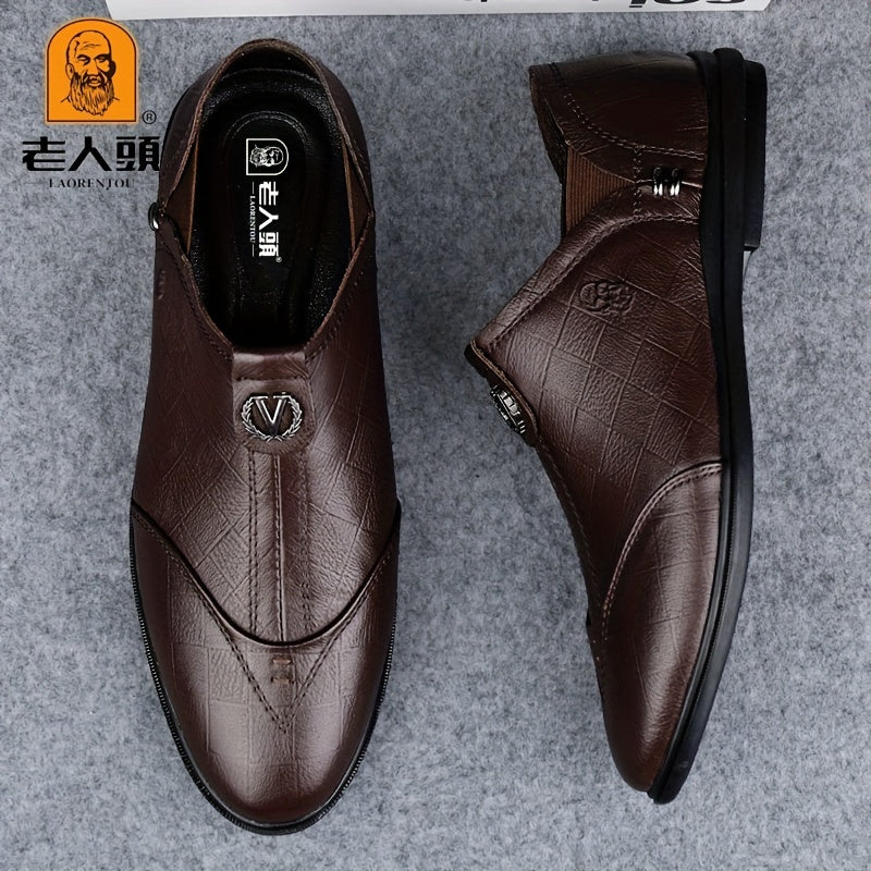 Men's Smart Casual Slip On Loafers Soft Walking Shoes