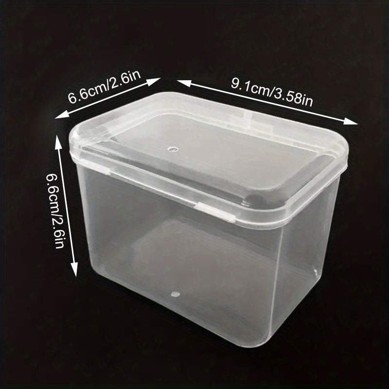 Transparent Square Storage Box Makeup Jewelry Organizer
