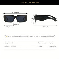 Men's Square Sunglasses Retro Square Catch all Glasses