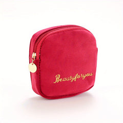 Embroidered Napkin Storage Bag Makeup Pouch Organizer