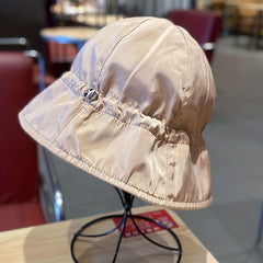 Quick Dry Drawstring Bucket Hat UV Protection Sun Hats For Women