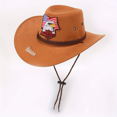 Vintage Western Cowboy Hat Unisex Sun Hat Men's Women's Knight Top Hat