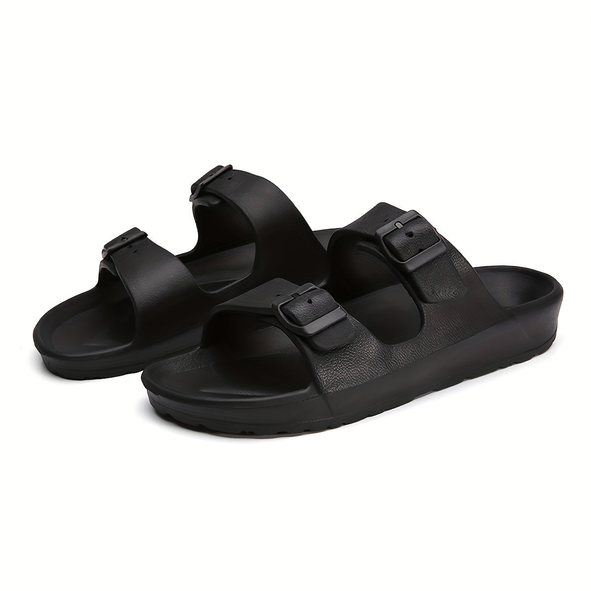 Men's Adjustable Buckle Slippers Non Slip Casual Shoes