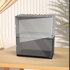 Building Blocks Doll DIY Display Box Dust Cover Storage Toy Box