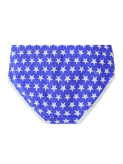 Girl's Triangle Panties Cartoon Pattern Elastic Waist Underwear