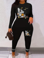 Halloween Matching Set Long Sleeve T-shirt & Leggings