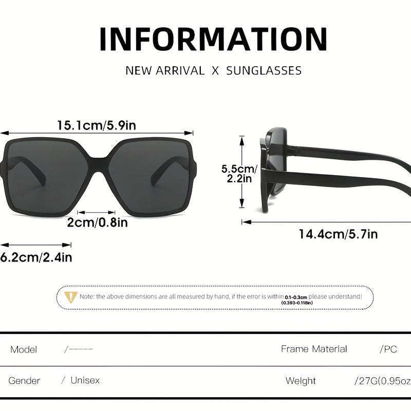 Large Frame UV Protection Sunglasses For Men