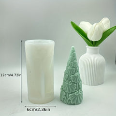 3D Christmas Tree Candle Mold - 7 Styles Silicone Mold For Candle Making