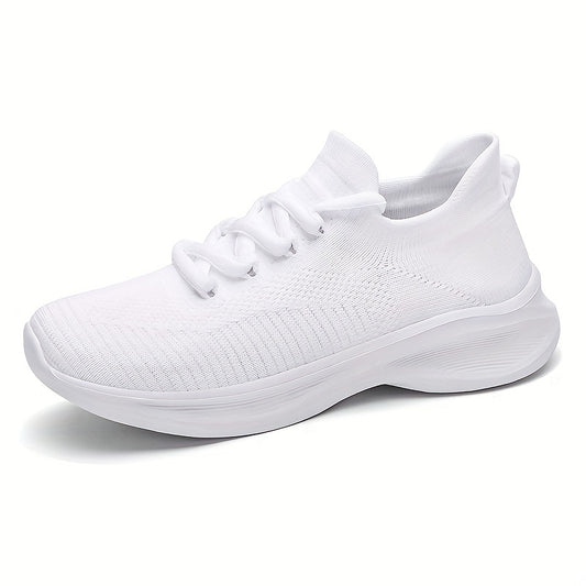 Men's Lace-up Sneakers Lightweight Breathable Sock Shoes