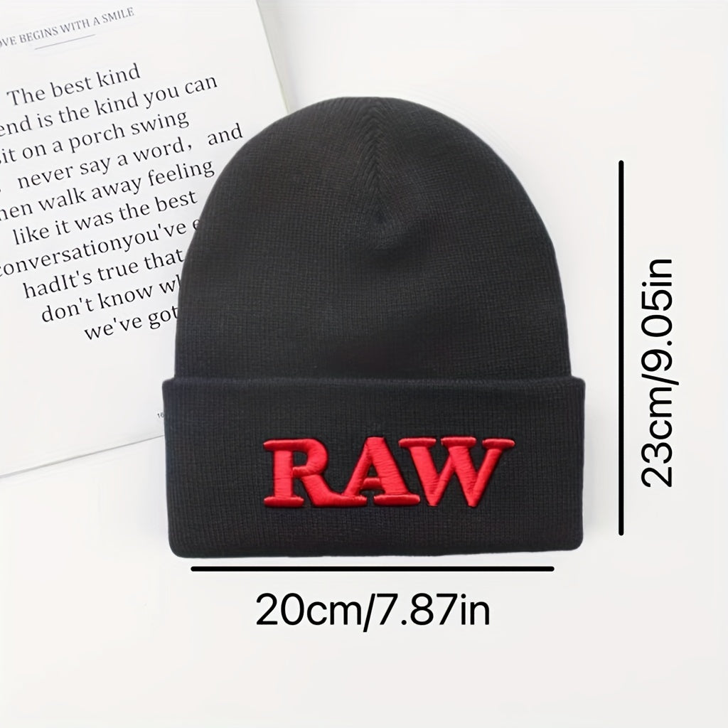 High 3D Embroidery Knit Hat Street Hip Hop