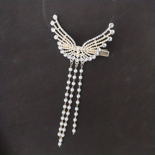Angel Wings Tassel Hair Clips for Women and Girls