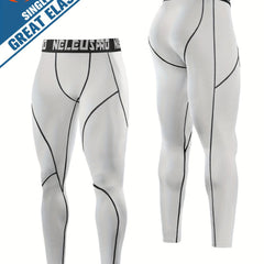 Men's Compression Leggings Dry & Breathable for Yoga Running