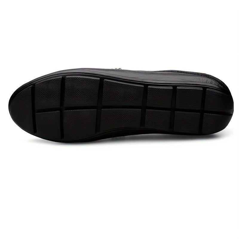 Men's No Tie Lace Slip On Loafers Smart Casual Outdoor Walking Shoes