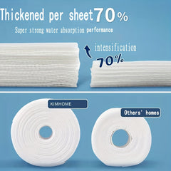 Disposable Face Towel for Beauty Salon, Dry and Wet, Cotton Non-woven, Business