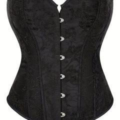 Strapless Corset Bustier Tummy Control Lace Up Body Shaper