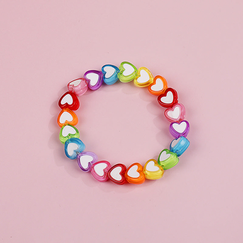 Makersland Girls Star Love Bead Bracelet