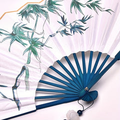 Silk Cloth Fan Portable Fan For Men