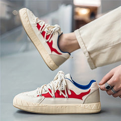 Men's Vintage Style Lace-up Skate Sneakers