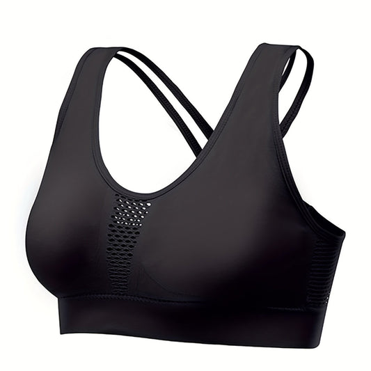 Criss Cross Sports Bra Breathable Workout Tank Bra