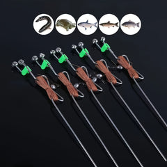 5pcs Automatic Fishing Device With Bite Alarm Ground Insert Fishing Tool