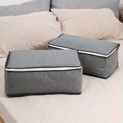 Durable Zipper Packaging Bag Large Capacity Dust Proof Square Storage Bag