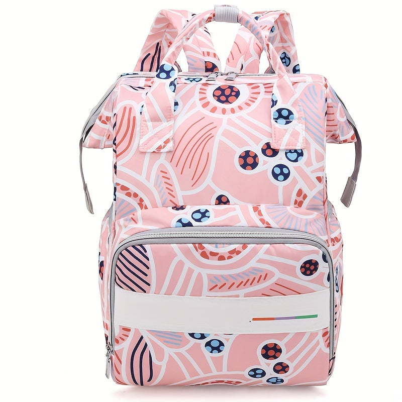 Large Capacity Travel Backpack for Moms Oxford Fabric Hand Washable