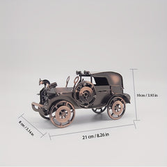 Vintage Car Desktop Ornament Metal Antique Vintage Car Model