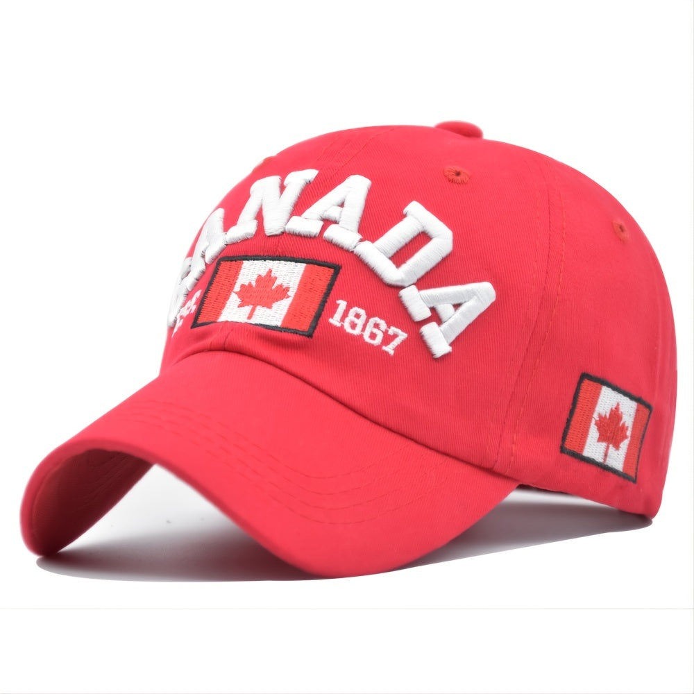 Wildly Letter CANADA Baseball Cap Men's And Women's Canada Baseball Cap