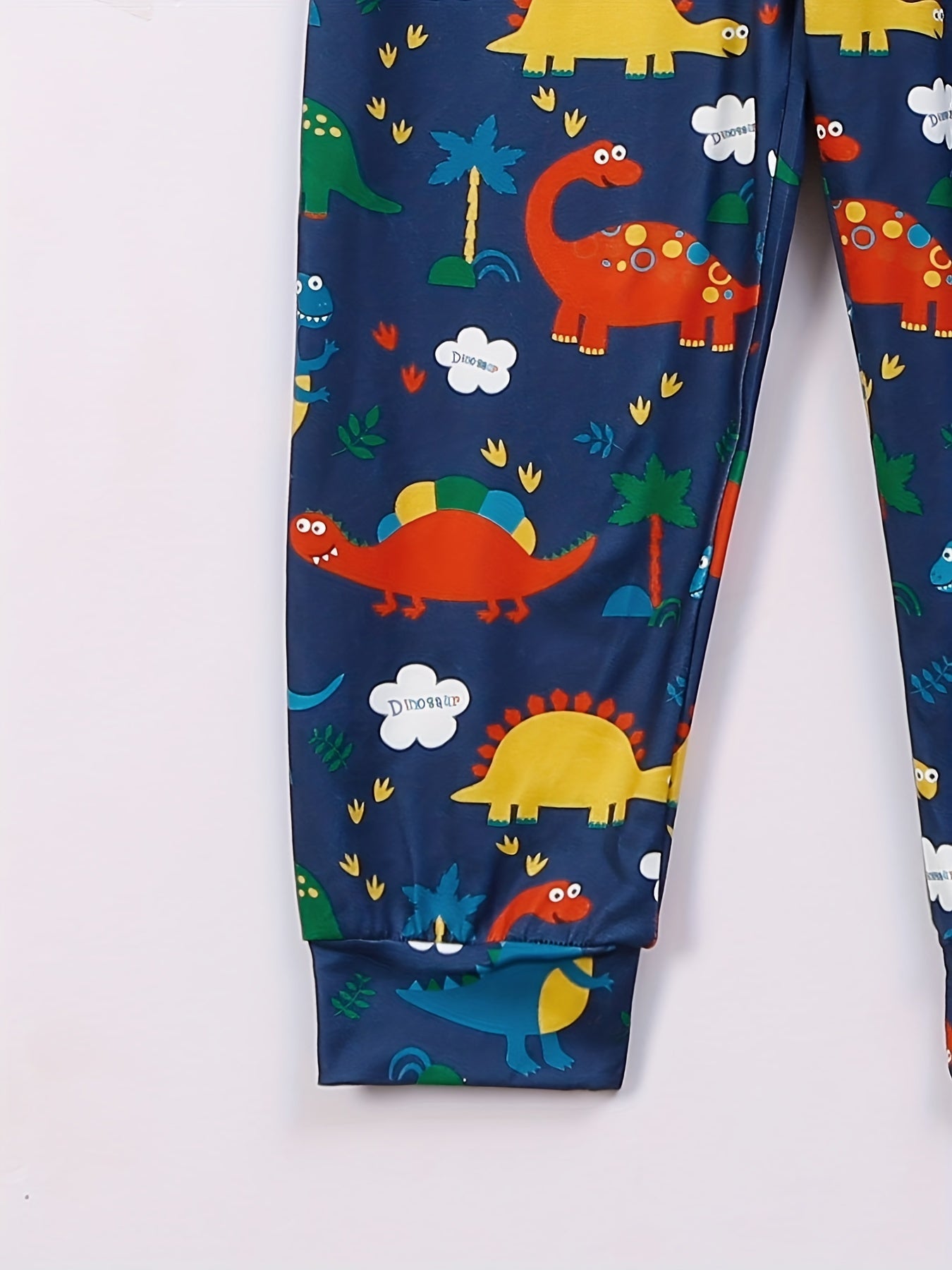 Toddler Dino Pajama Set Long Sleeve Top & Pants