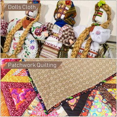5pcs African Print Fabric Pieces Ethnic Pattern Cotton Fat Quarters