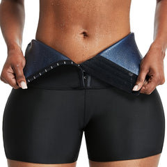 High Waist Yoga Sauna Sweat Shorts Women's Activewear