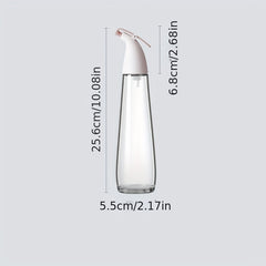 250ml Glass Pot with Silicone Seal Leak Proof Seasoning Bottle