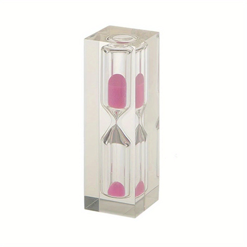 Transparent Glass 3 Minutes Sand Timer Hourglass Sandglass Tooth Brushing Timer