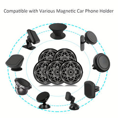 Metal Plate 5 Pack for Magnetic Cell Phone Car Mount GPS Holder
