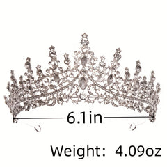 Baroque Vintage Crystal Bridal Jewelry Sets Tiara Crown Earrings Necklace