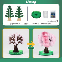 Kids Crystal Planting Set - Grow Christmas Tree in 24 Hours