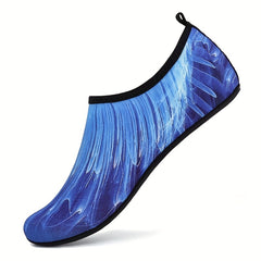 Women's Starry Sky Water Shoes Lightweight Slip On Beach Wading Shoes