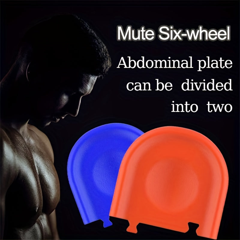 Ab Wheel Roller Exercise Equipment for Abs Workout, 6 Wheel Core Abdominal Muscl