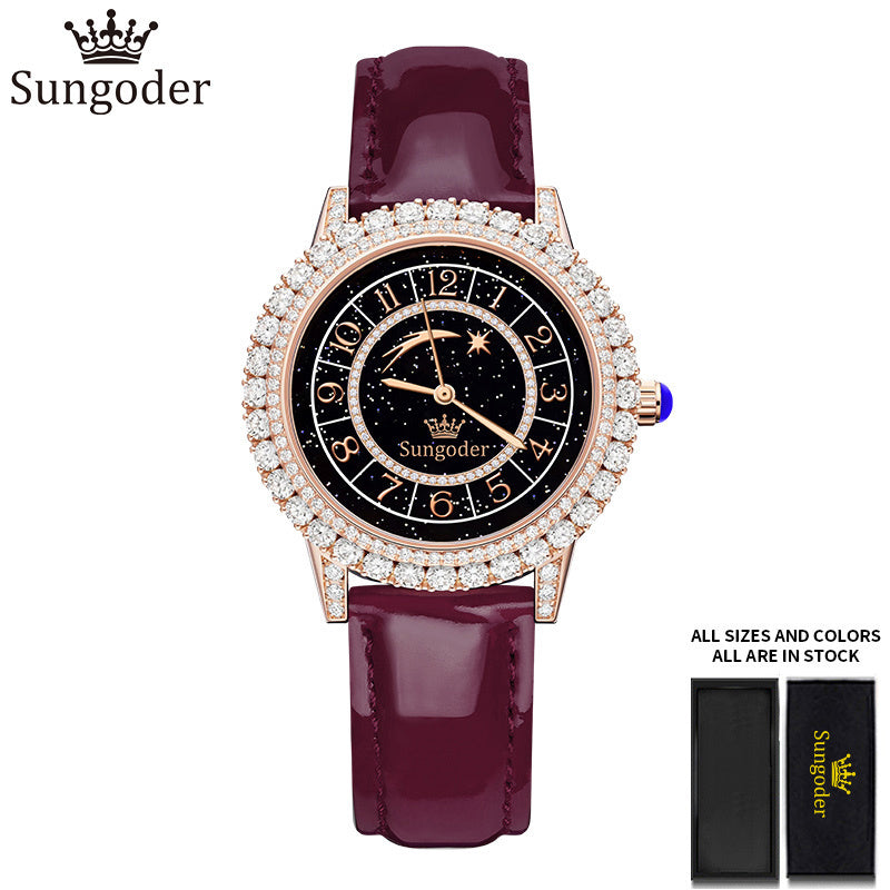 SUNGODER Children Watch Waterproof Stainless Steel Quartz Analog Wristwatch