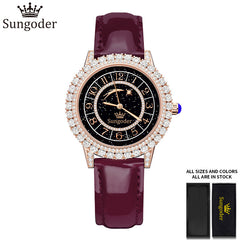 SUNGODER Children Watch Waterproof Stainless Steel Quartz Analog Wristwatch