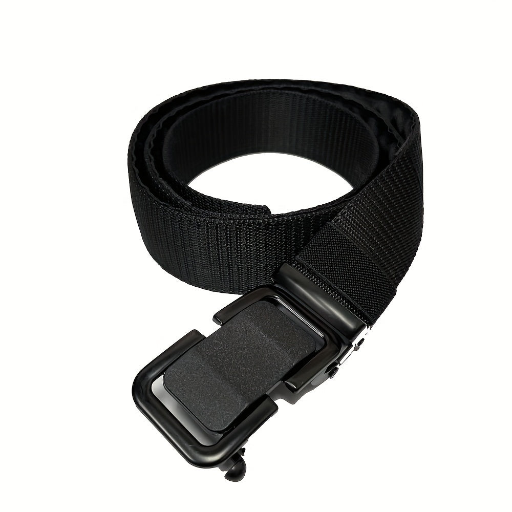 Men's Buckle Belt with Hidden Pocket Training Pants